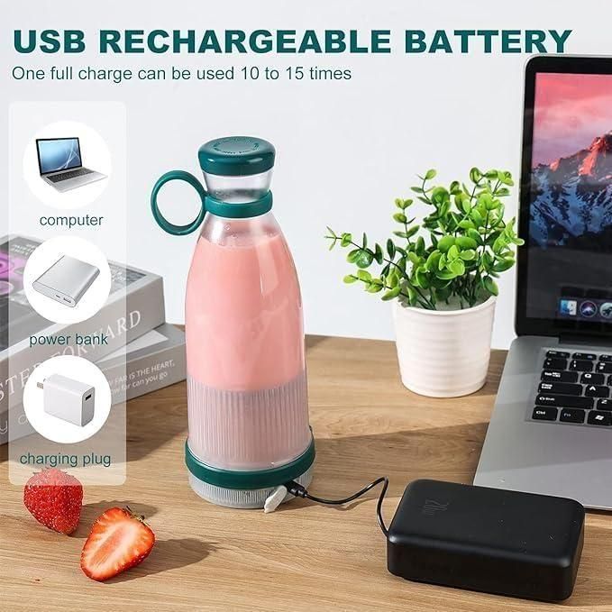 Portable USB Mini Juice Blender – Travel Smoothie Maker