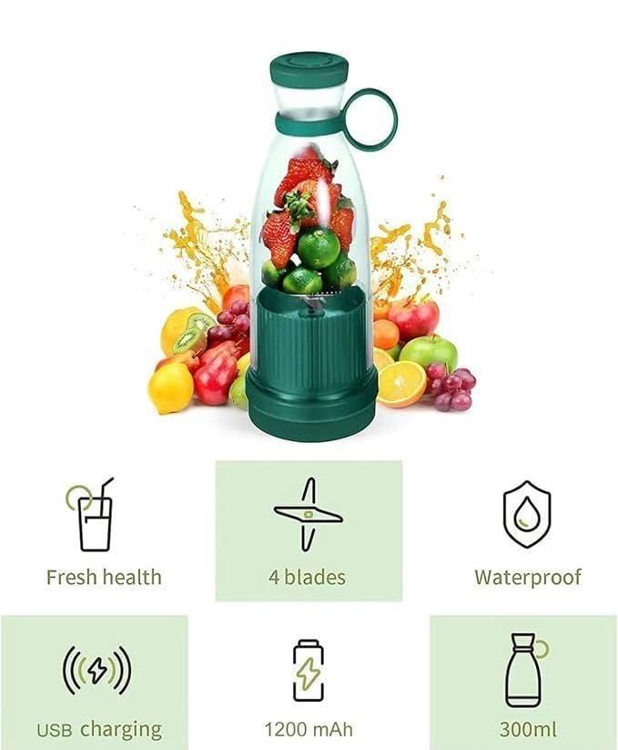Portable USB Mini Juice Blender – Travel Smoothie Maker
