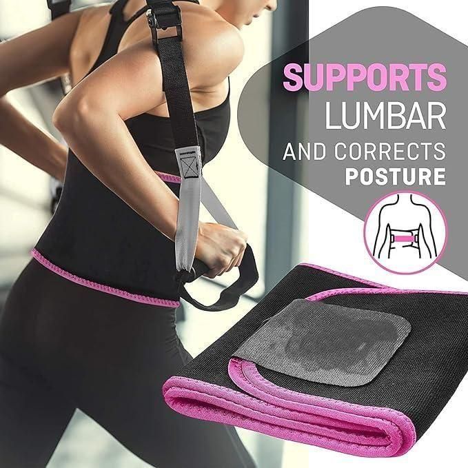 Adjustable Waist Trimmer Belt – Sweat & Slim Support for Men & Women